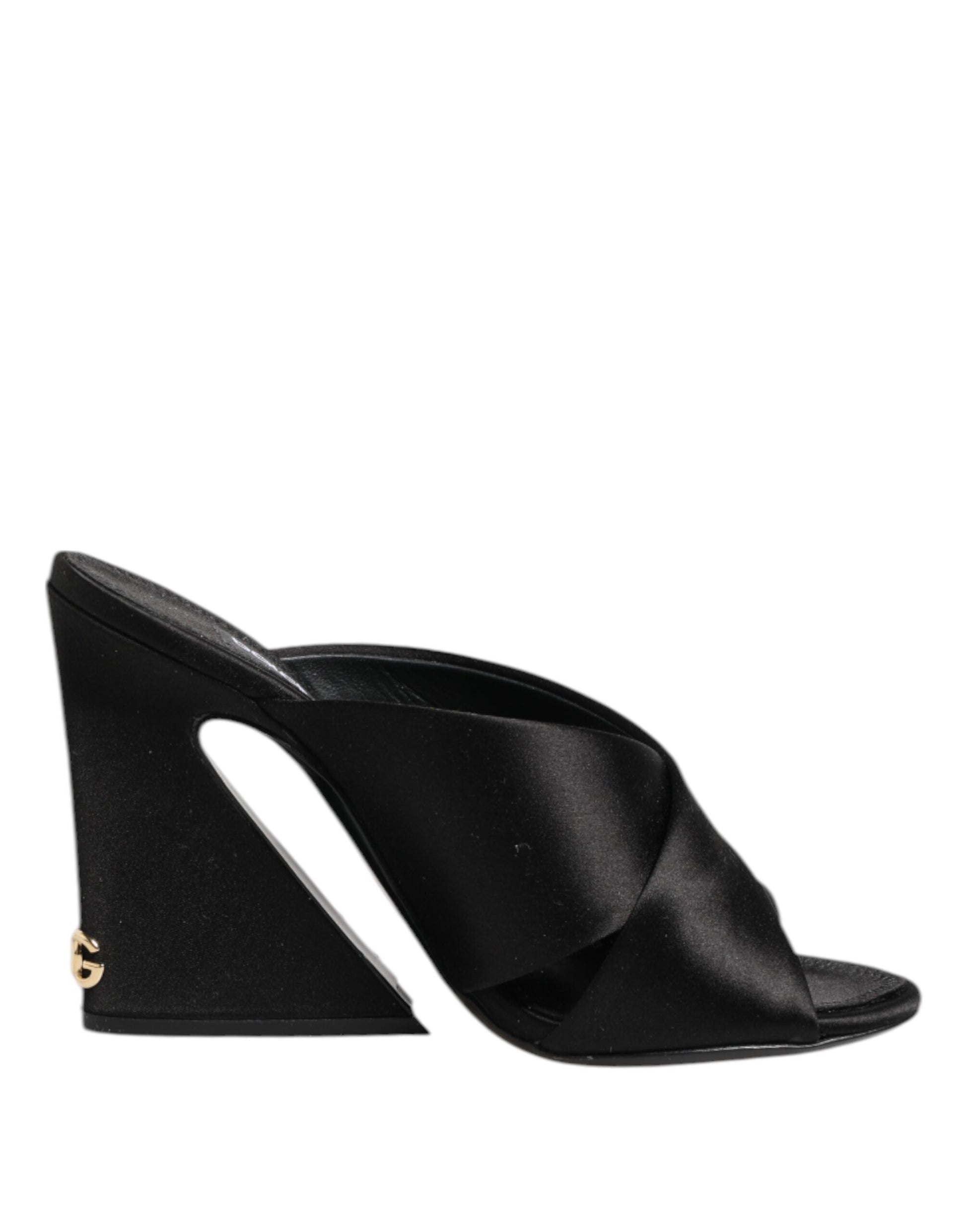 Sandales à talons hauts baroques noires Dolce &amp; Gabbana Keira