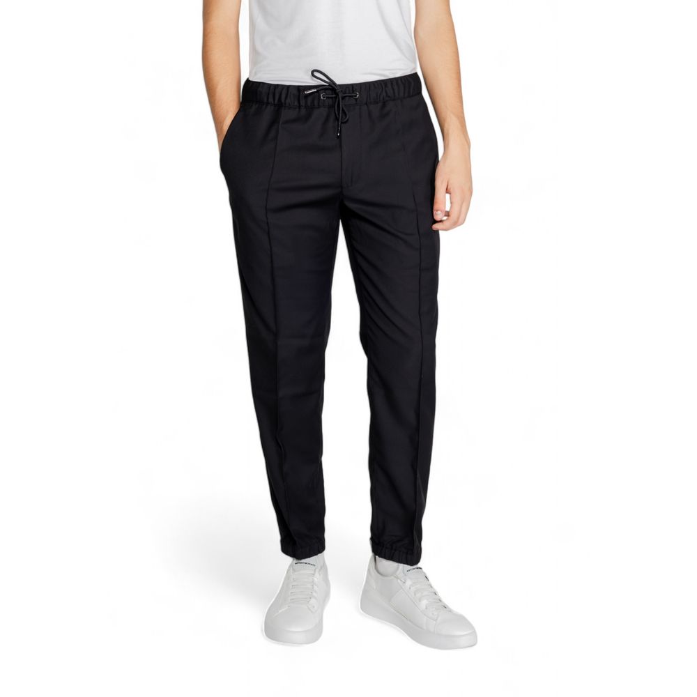 Pantalon Armani Exchange en polyester noir