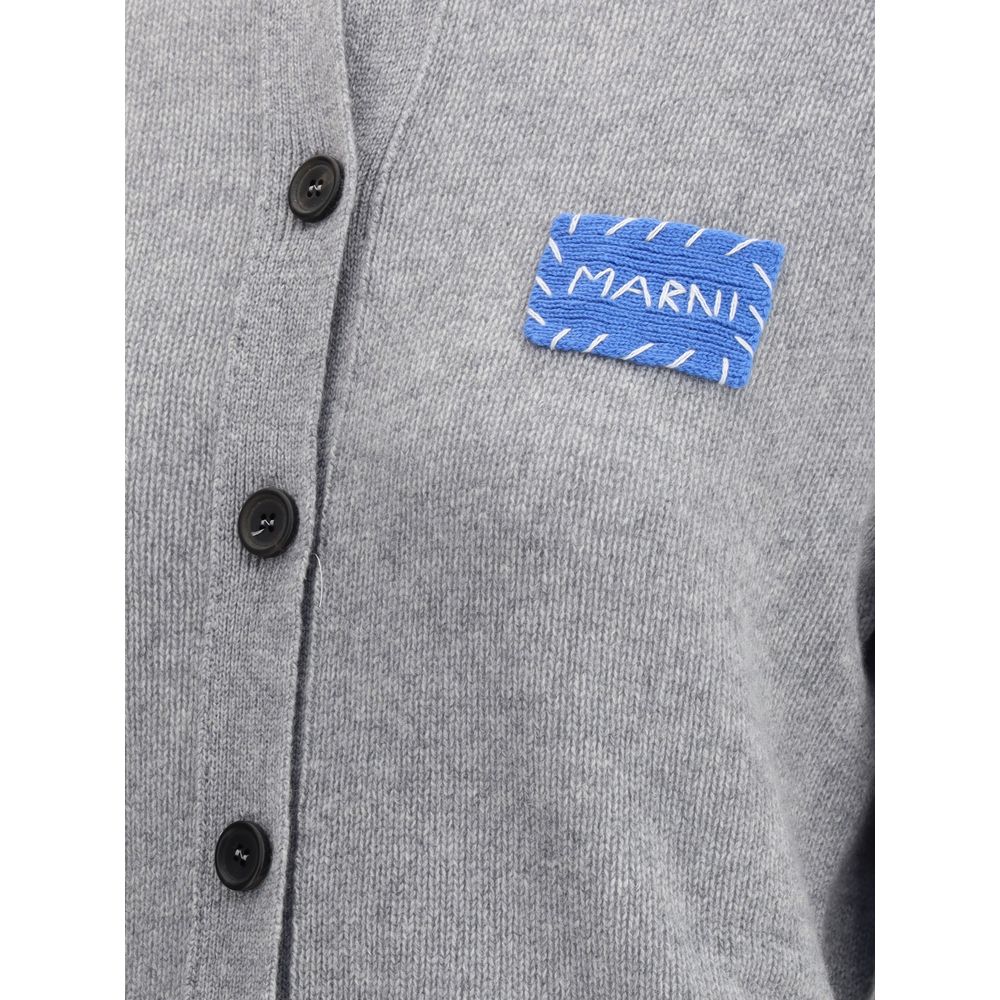Cardigan en cachemire Marni avec patch