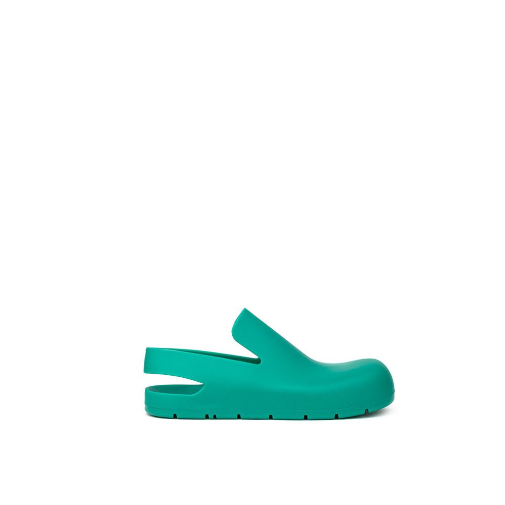Chaussons en coton vert Bottega Veneta