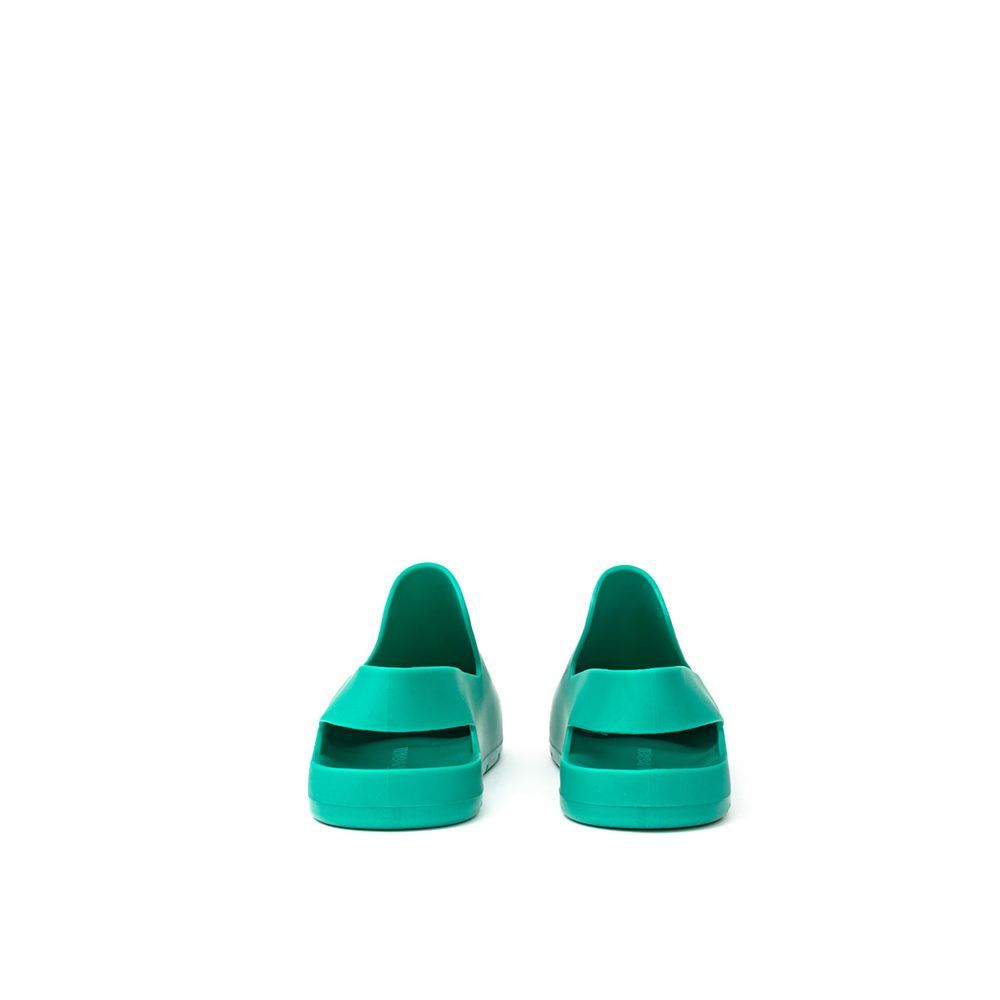 Chaussons en coton vert Bottega Veneta