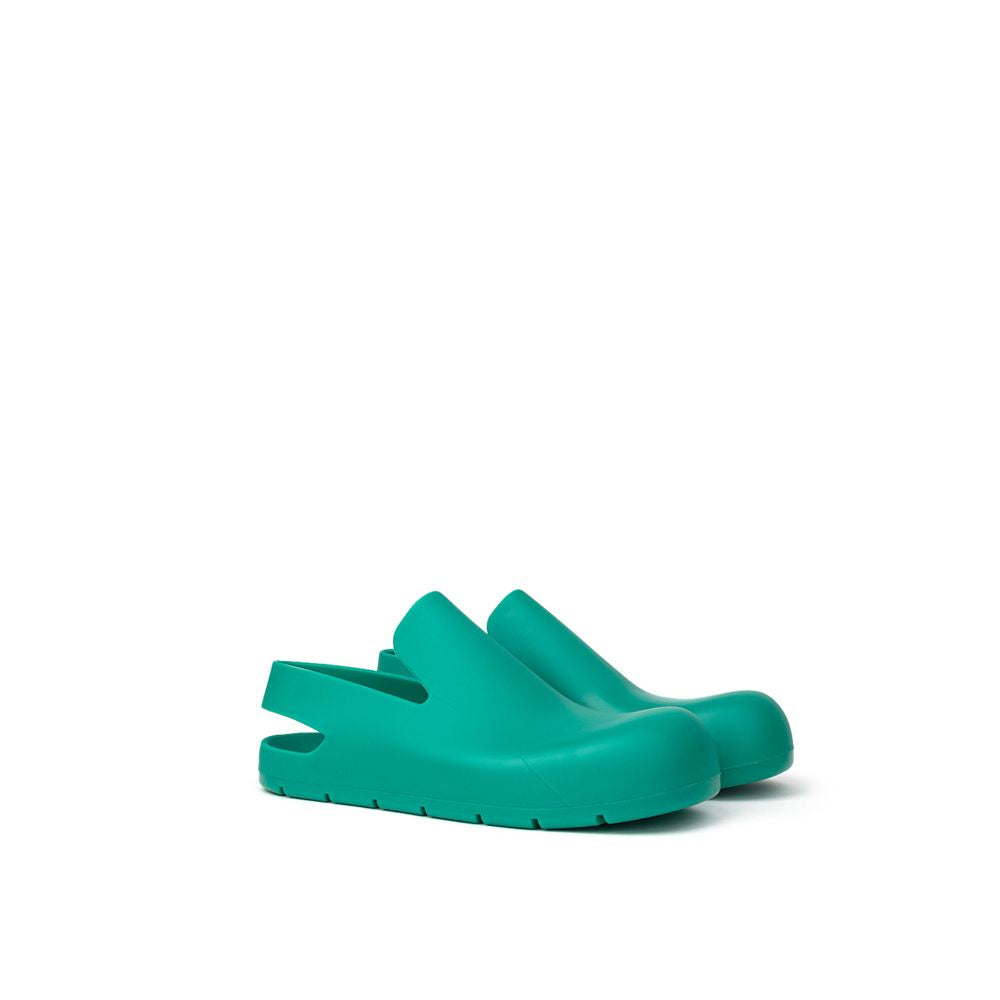 Chaussons en coton vert Bottega Veneta