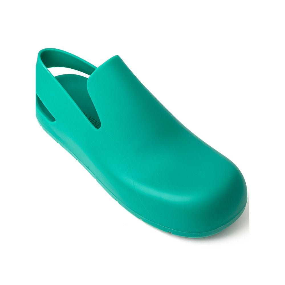 Chaussons en coton vert Bottega Veneta