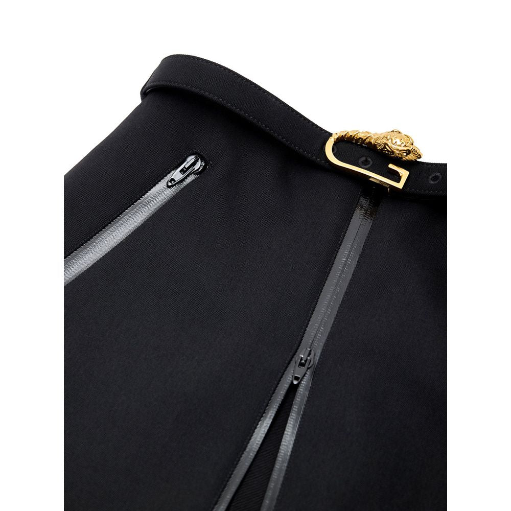 Jupe en laine noire Gucci
