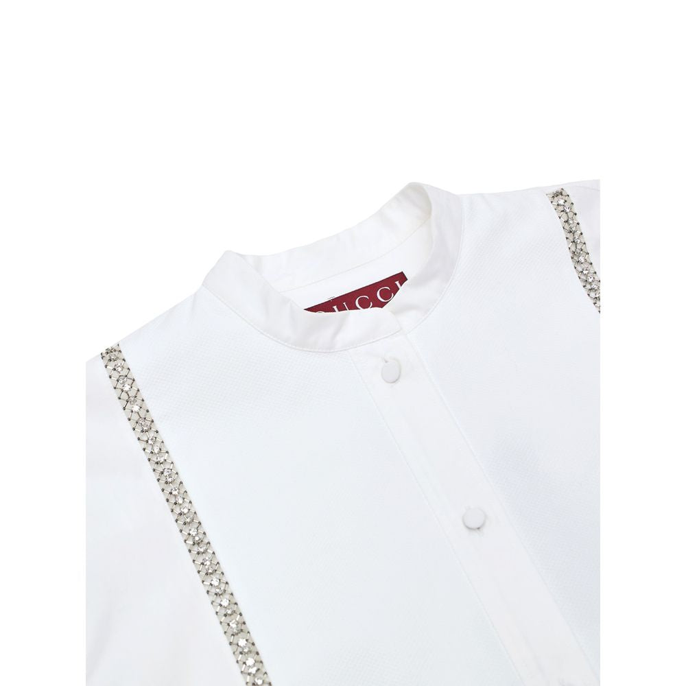 Chemise en coton blanc Gucci
