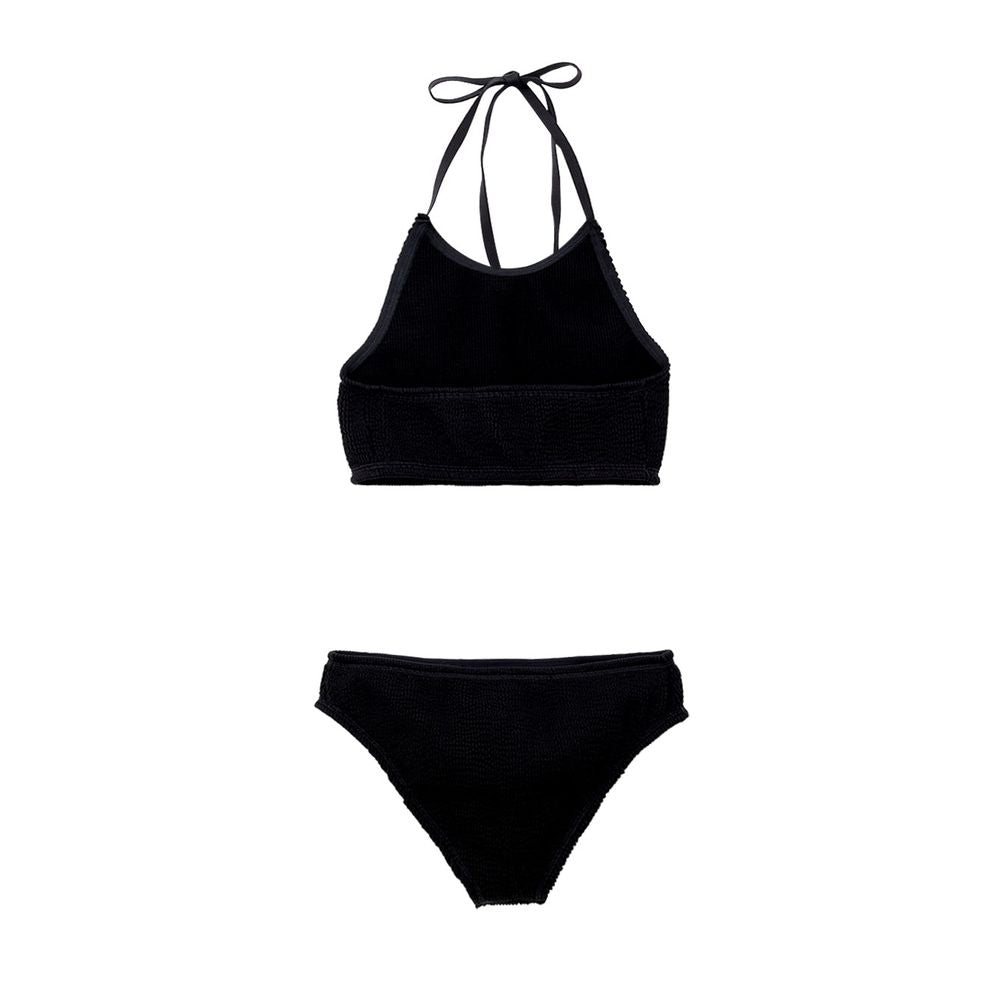 Bikini Bottega Veneta en polyamide noir