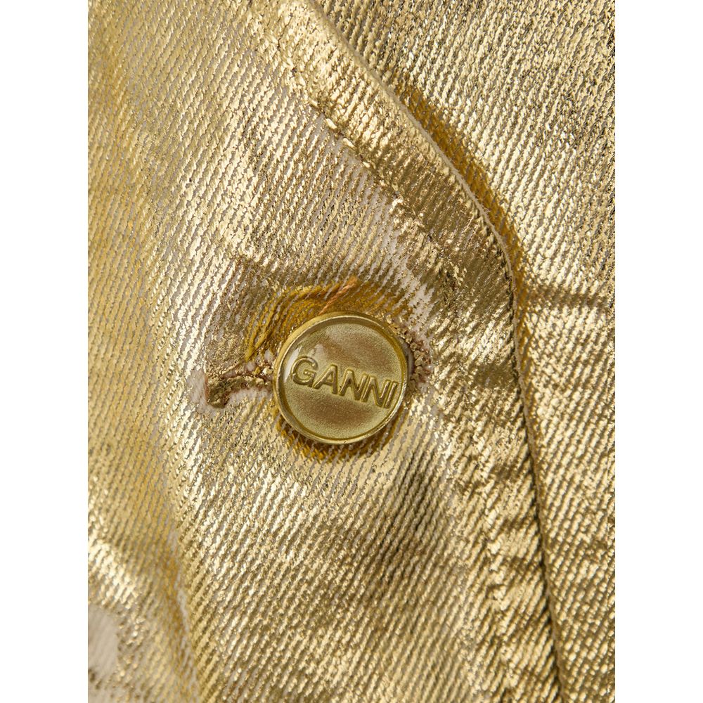 Veste sans manches en coton doré Ganni