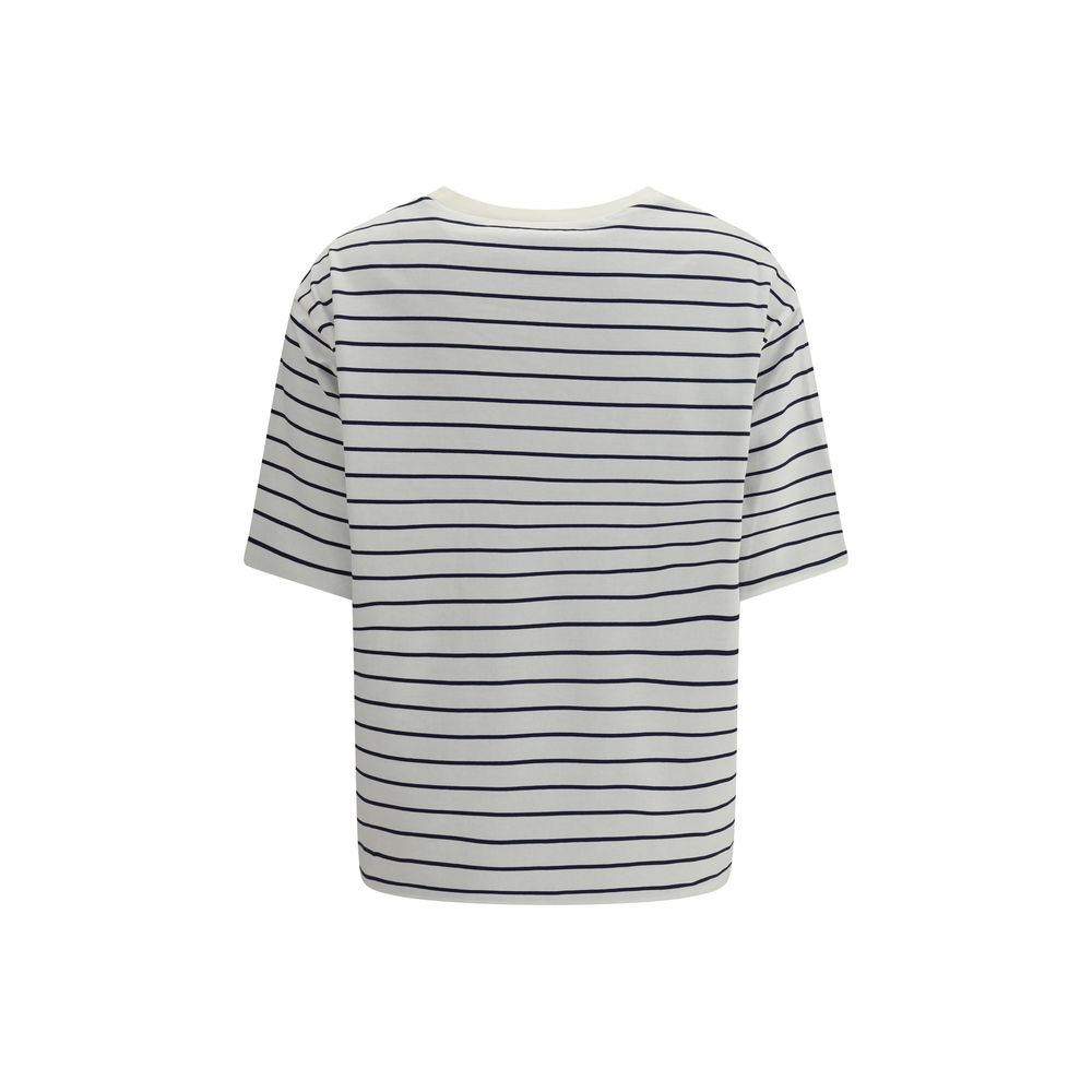 T-shirt rayé Miu Miu