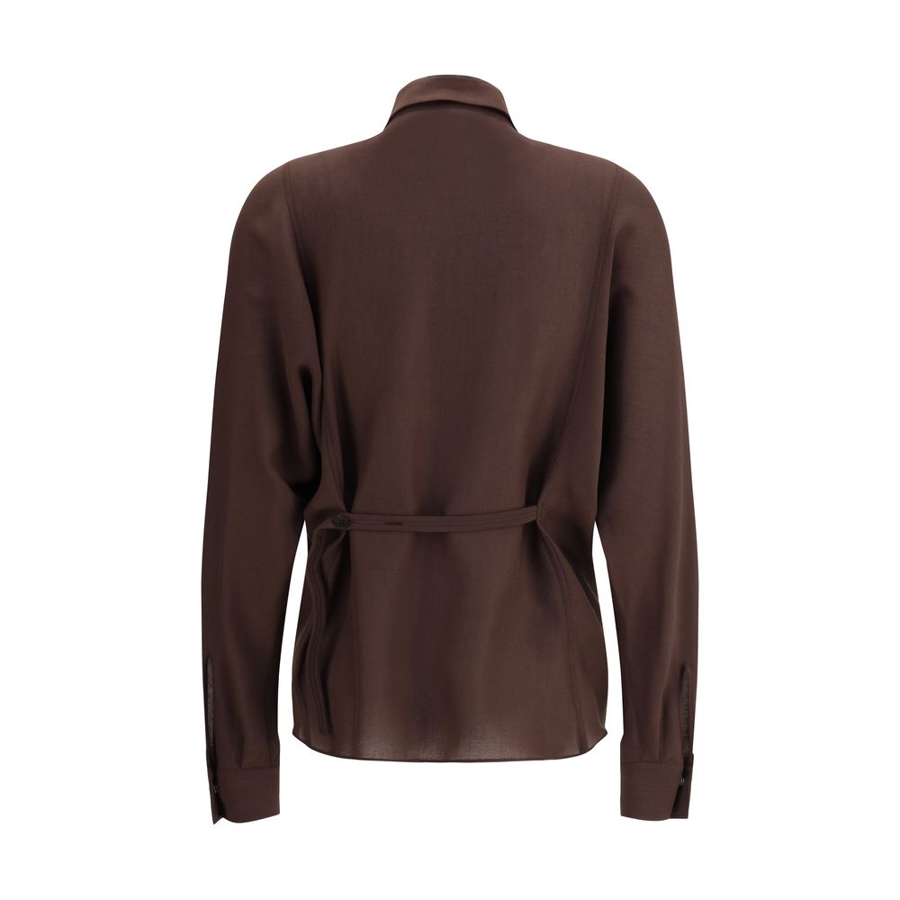 Chemise à col ornementé Brunello Cucinelli