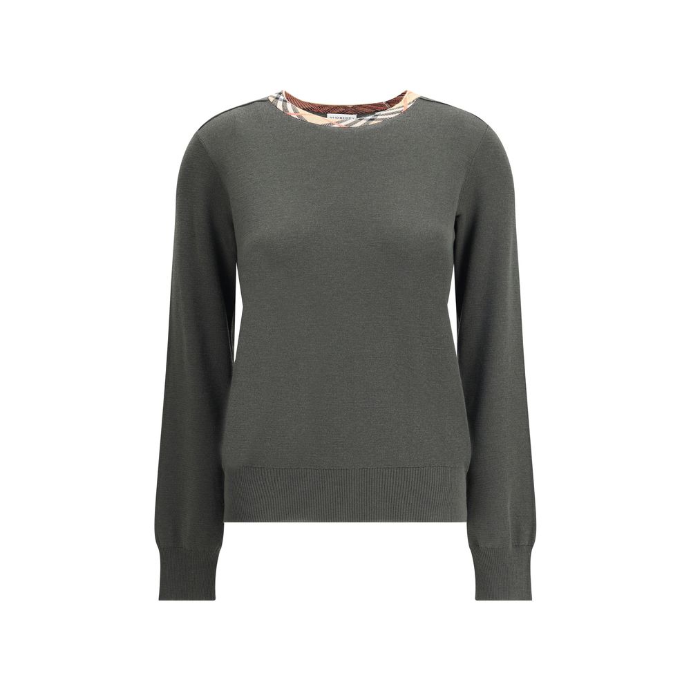 Pull Burberry en laine à carreaux