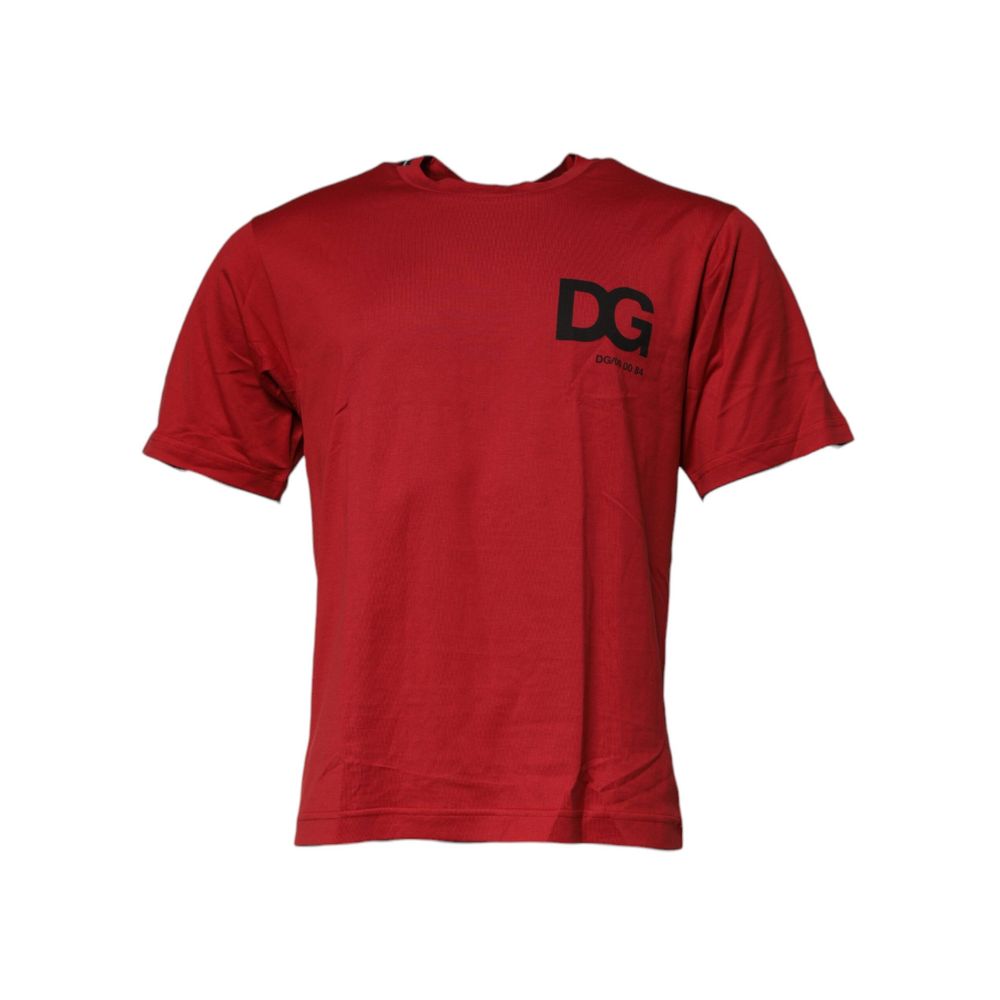 T-shirt en coton rouge Dolce &amp; Gabbana