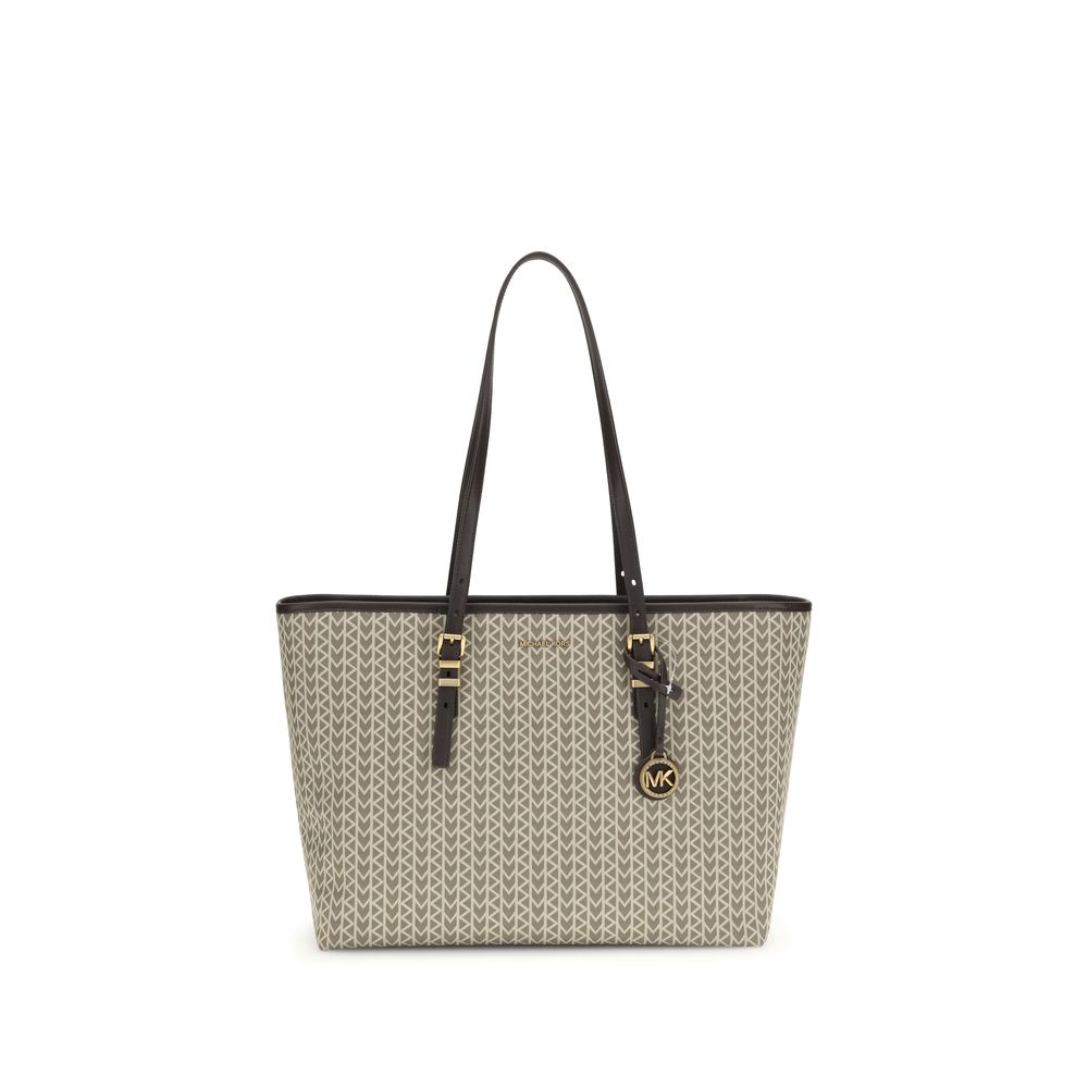 Grand sac fourre-tout Michael Kors Quinn avec logo jacquard