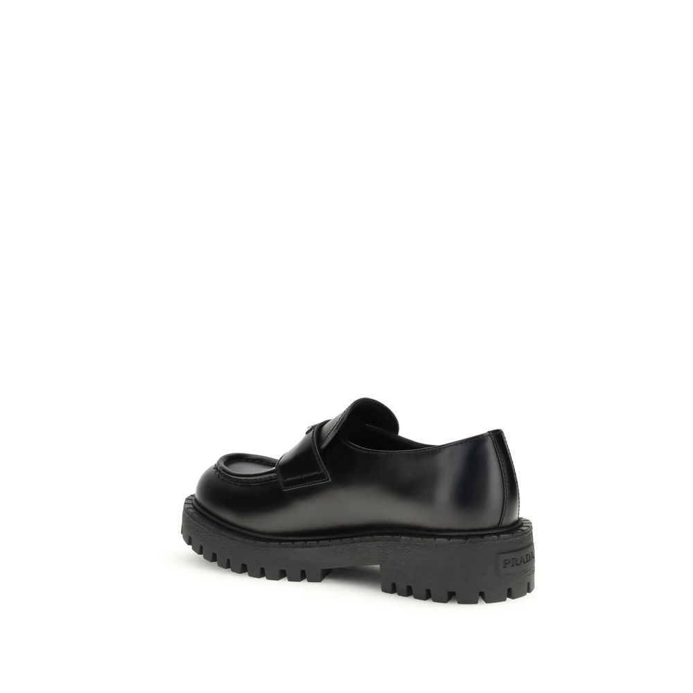 Mocassins Prada Double Chocolat