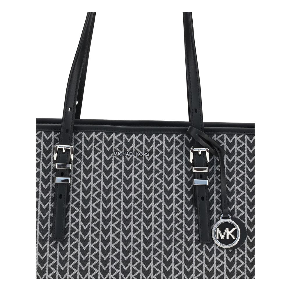 Grand sac fourre-tout Michael Kors Quinn avec logo jacquard