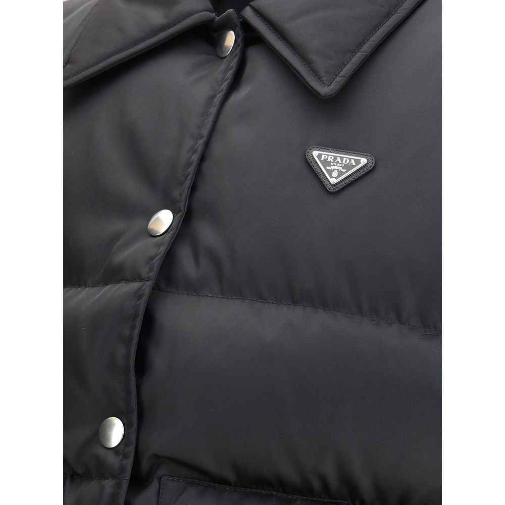 Gilet rembourré Prada en nylon recyclé