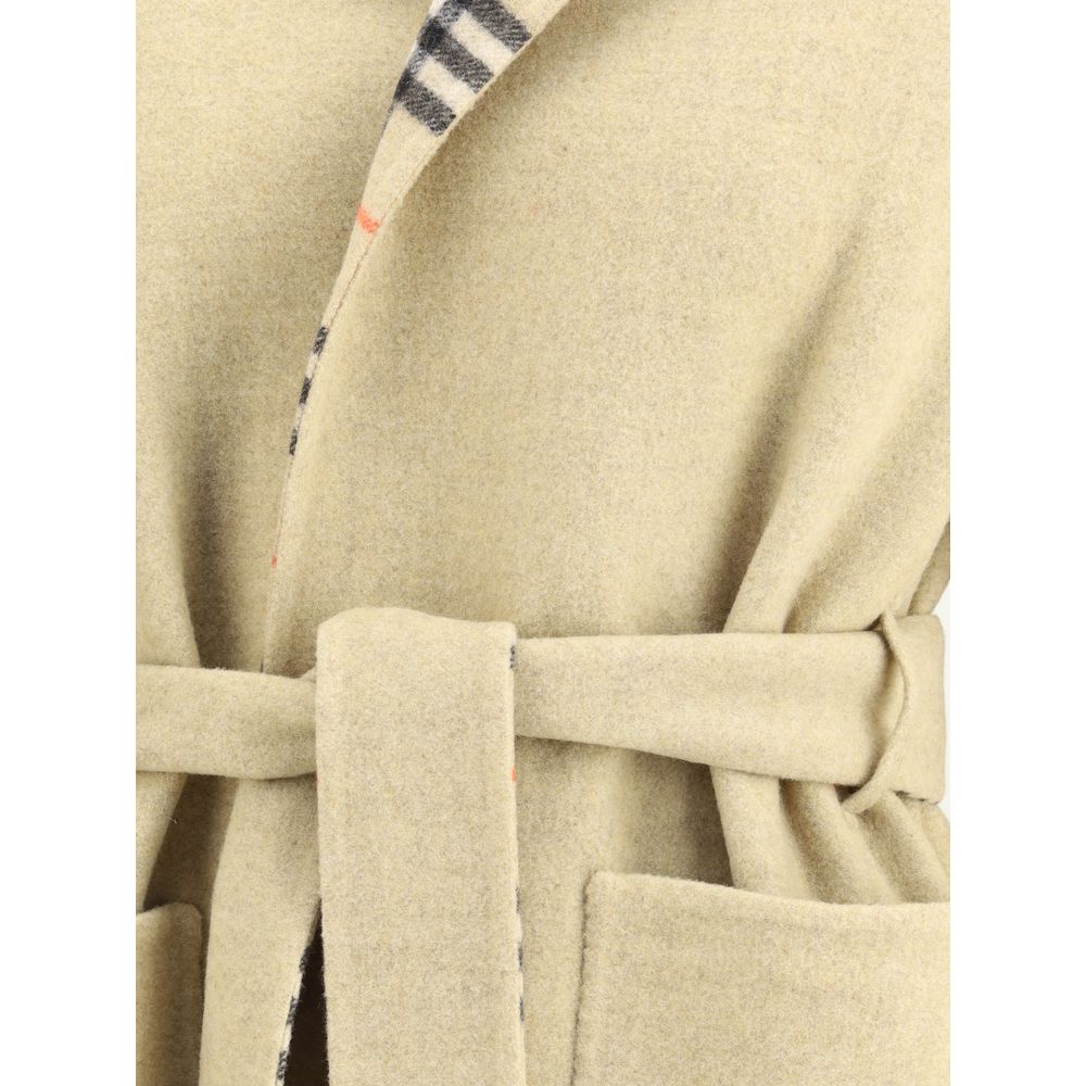 Manteau réversible en laine Burberry