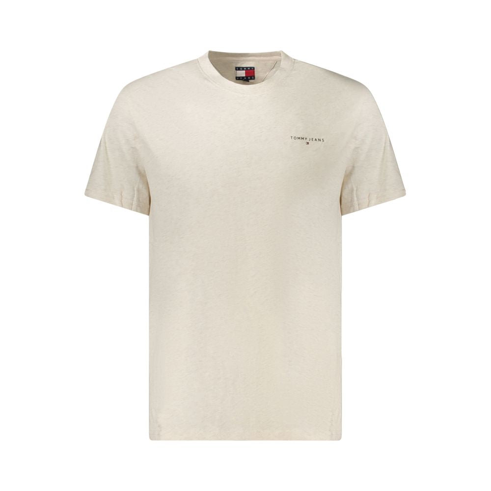 T-shirt homme en coton beige Tommy Hilfiger
