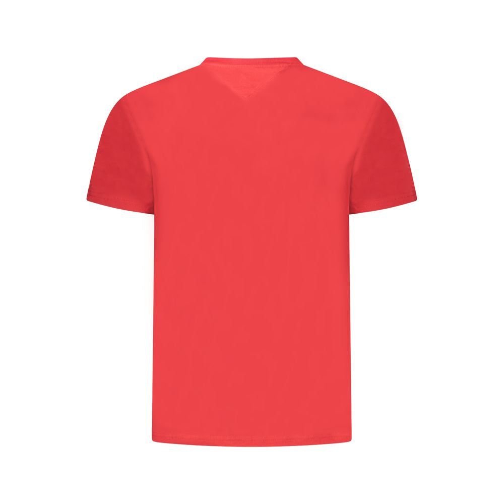 T-shirt Tommy Hilfiger en coton rouge pour homme