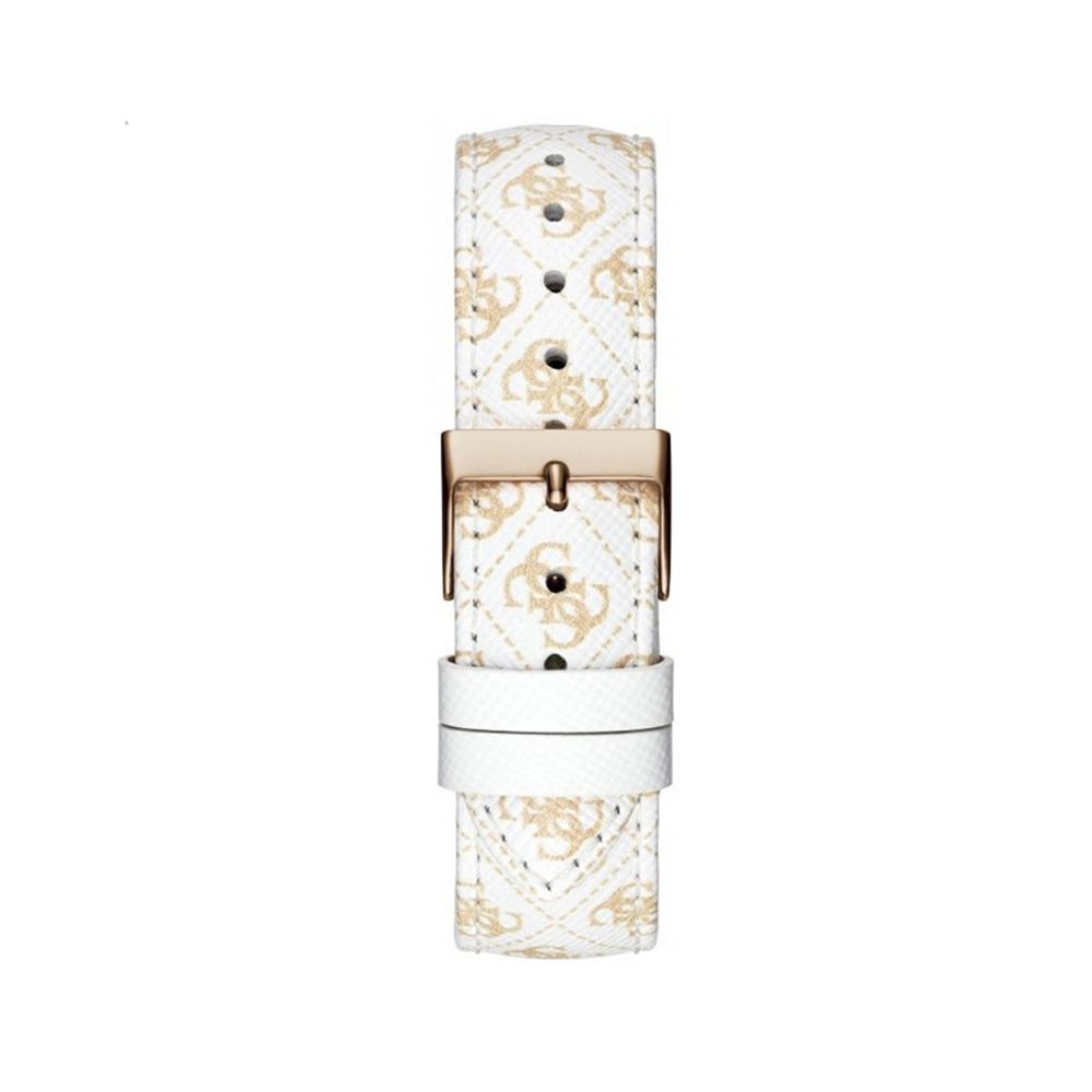 Guess White Leather Watch