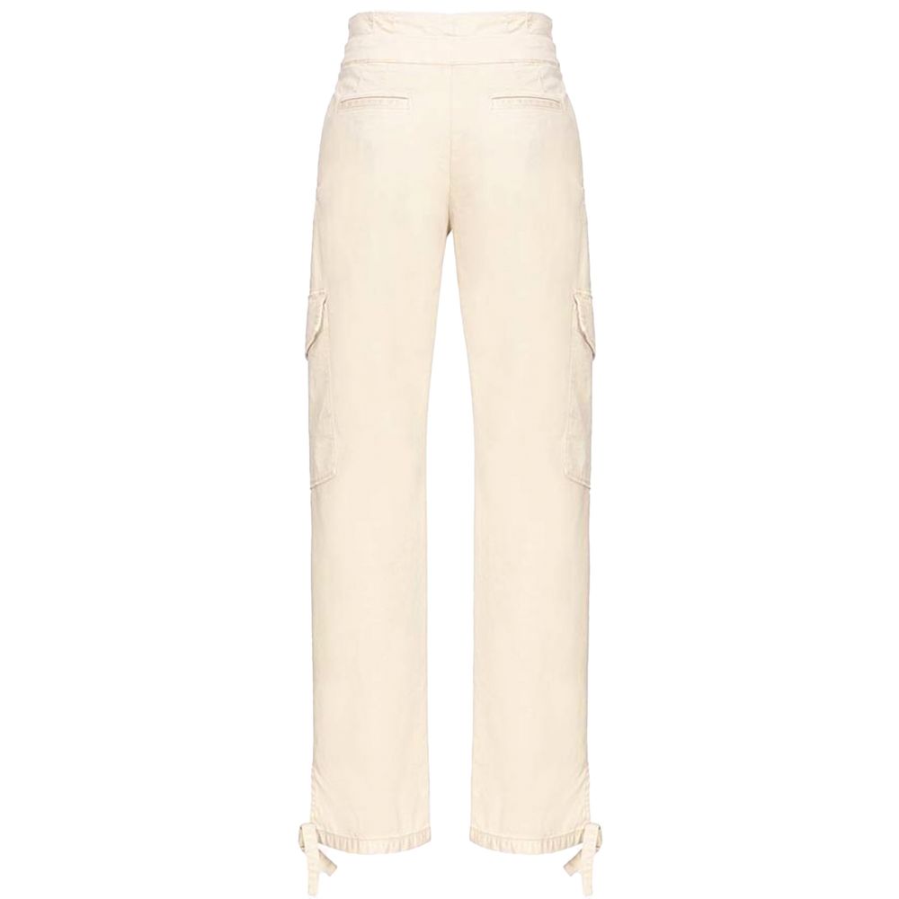 Jean et pantalon en coton blanc PINKO