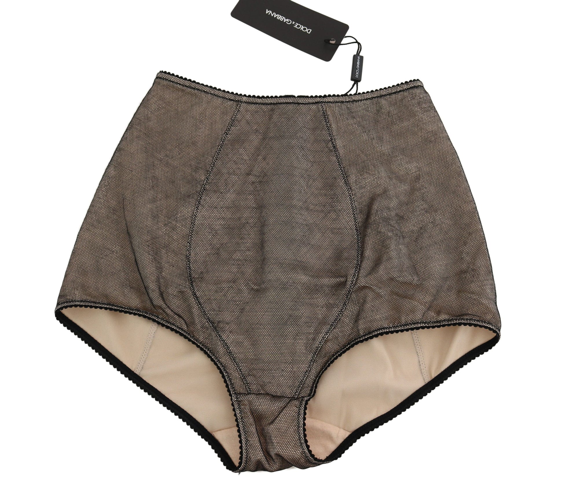 Sous-vêtements Dolce &amp; Gabbana beiges avec filet noir