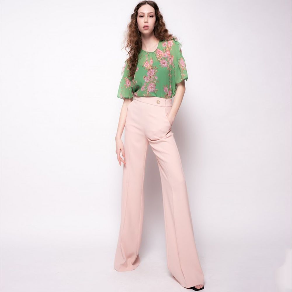 Jean et pantalon en polyester rose PINKO