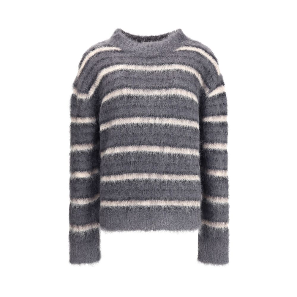 Pull rayé en laine et mohair Marni
