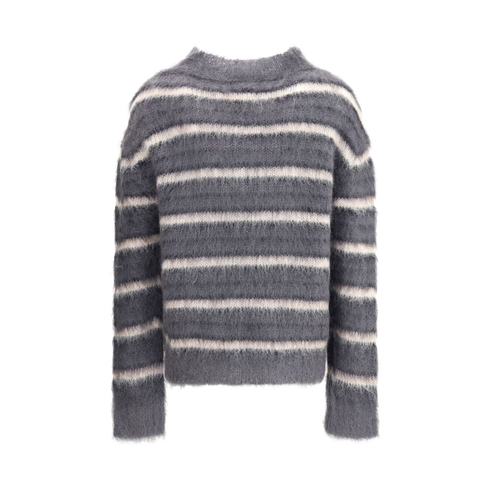 Pull rayé en laine et mohair Marni