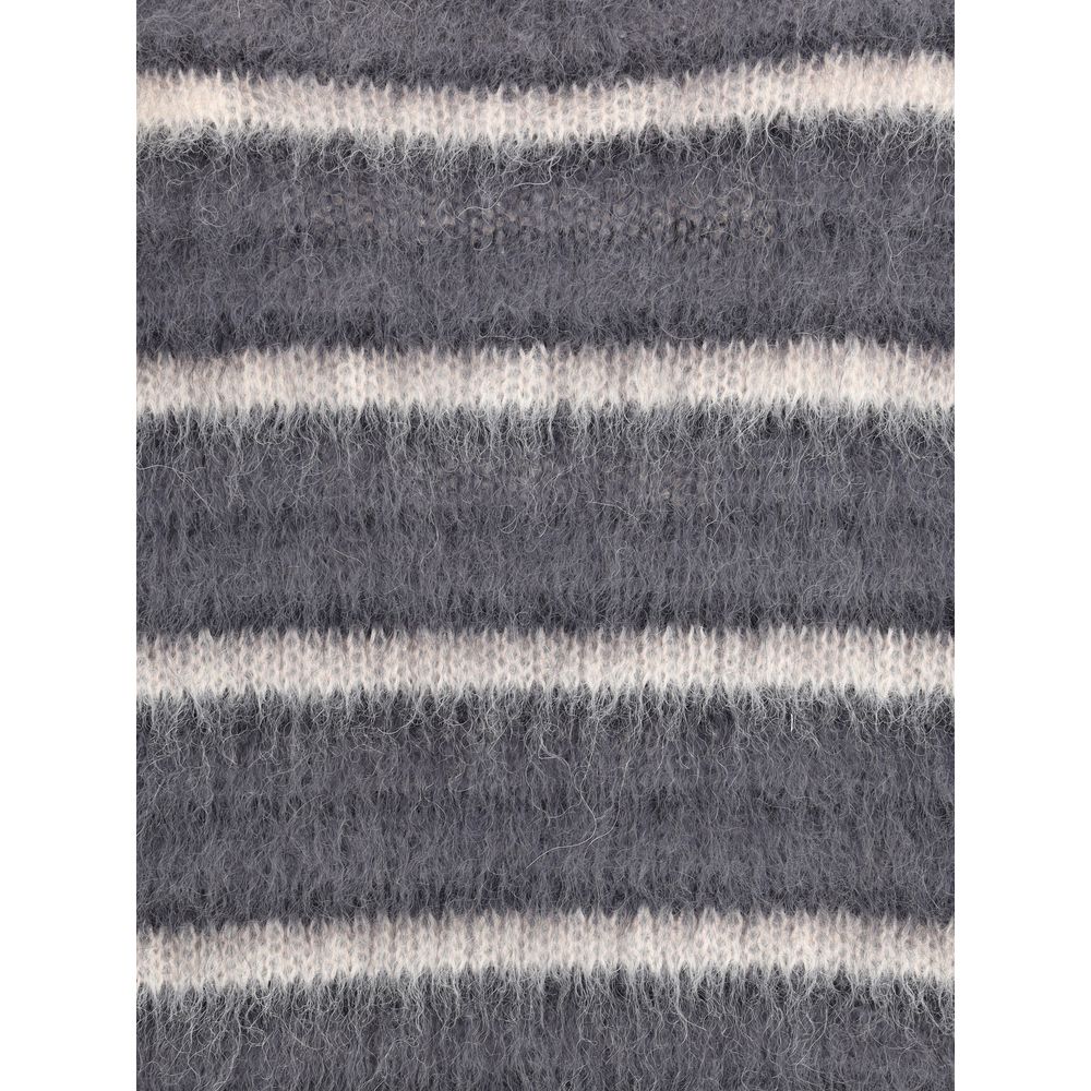 Pull rayé en laine et mohair Marni