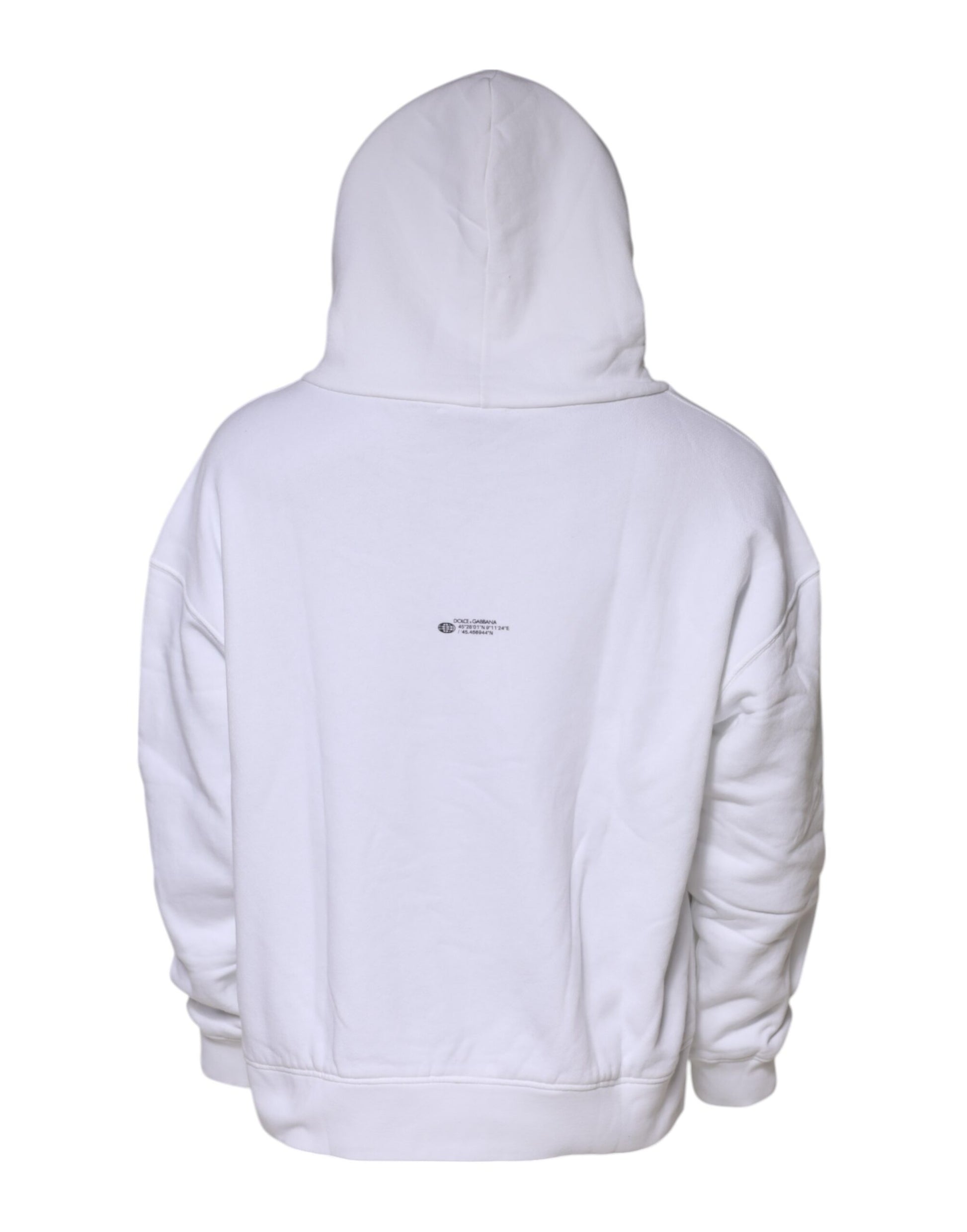 Sweat-shirt à capuche blanc Dolce &amp; Gabbana DG Vib3 pour homme