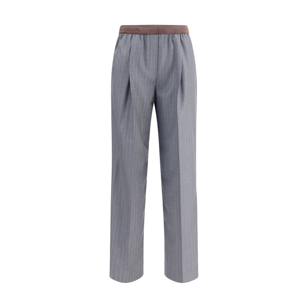 Pantalon rayé Miu Miu