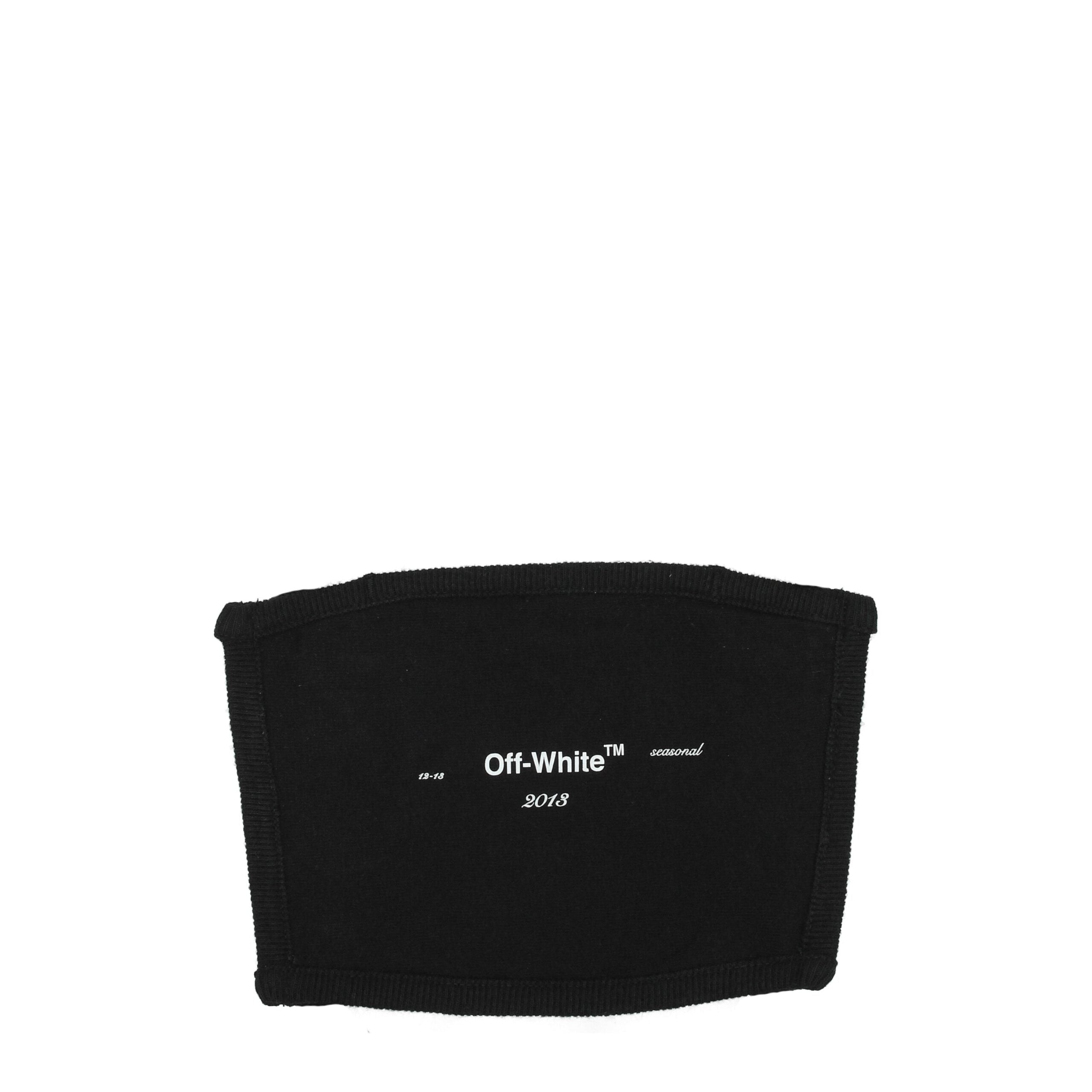 Masques en coton noir Off-White