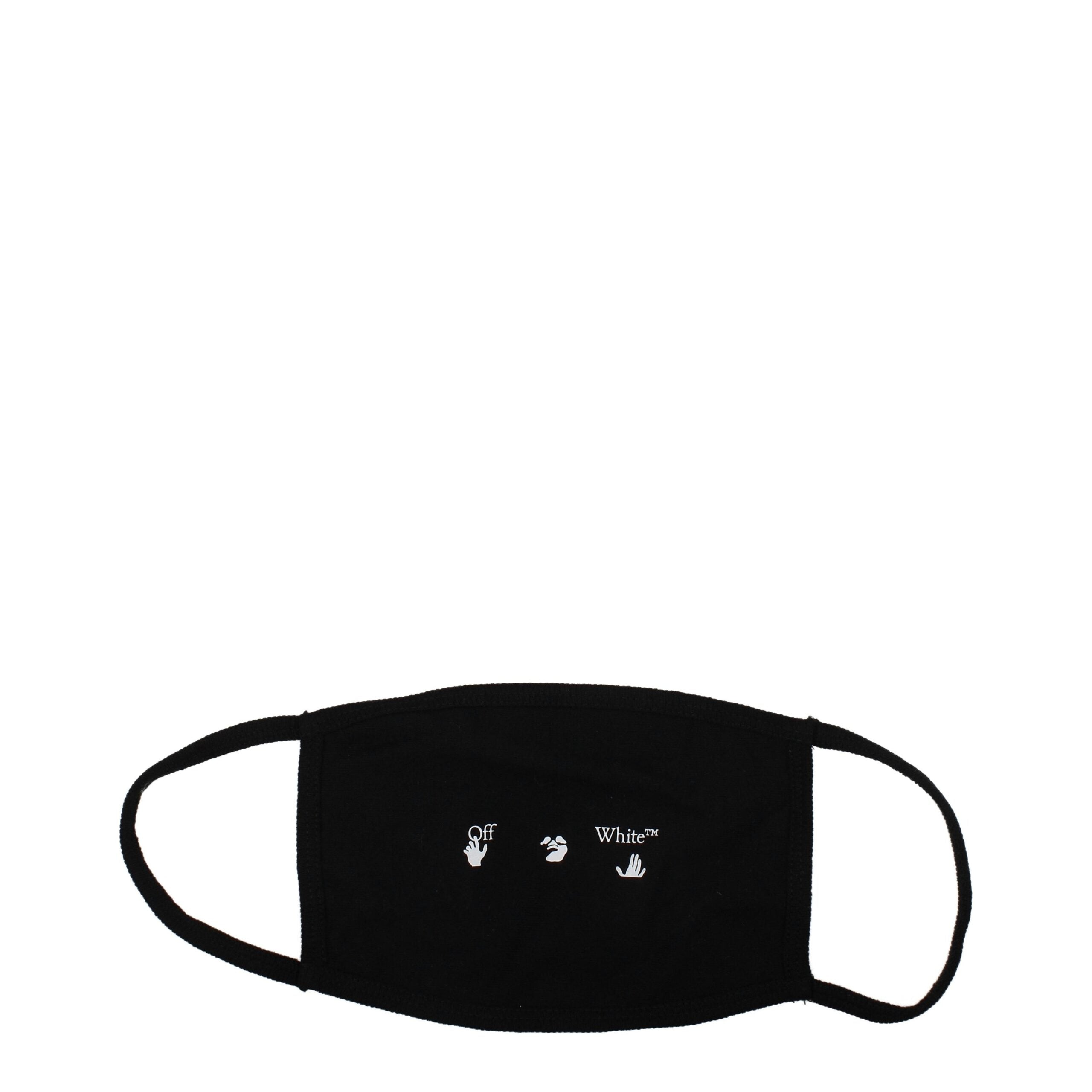 Masques en coton noir Off-White