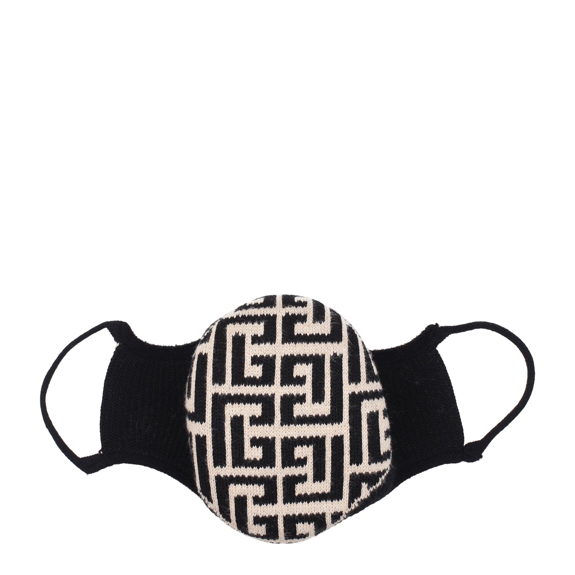 Masques en coton beige Balmain