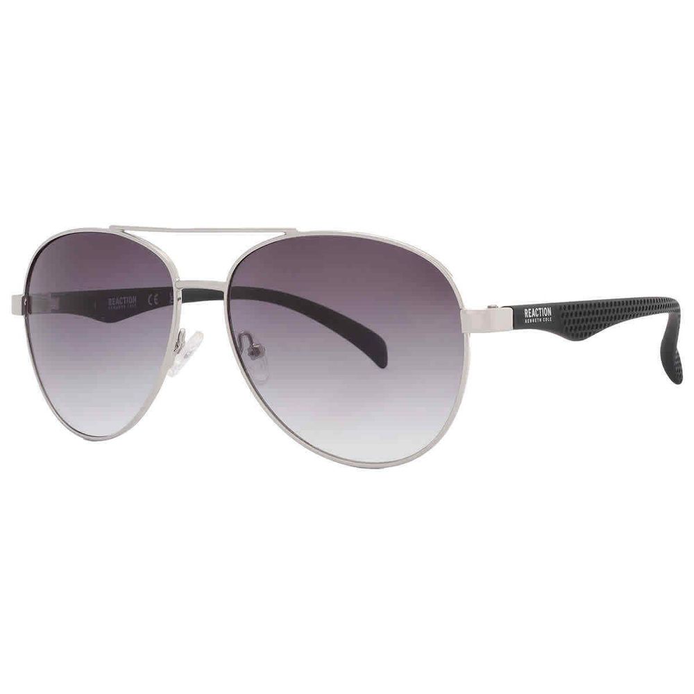 Lunettes de soleil en métal gris Kenneth Cole