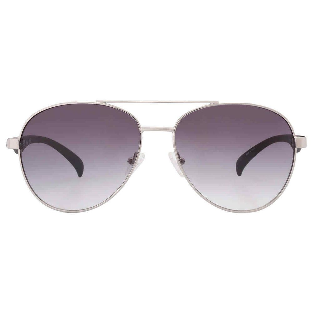 Lunettes de soleil en métal gris Kenneth Cole