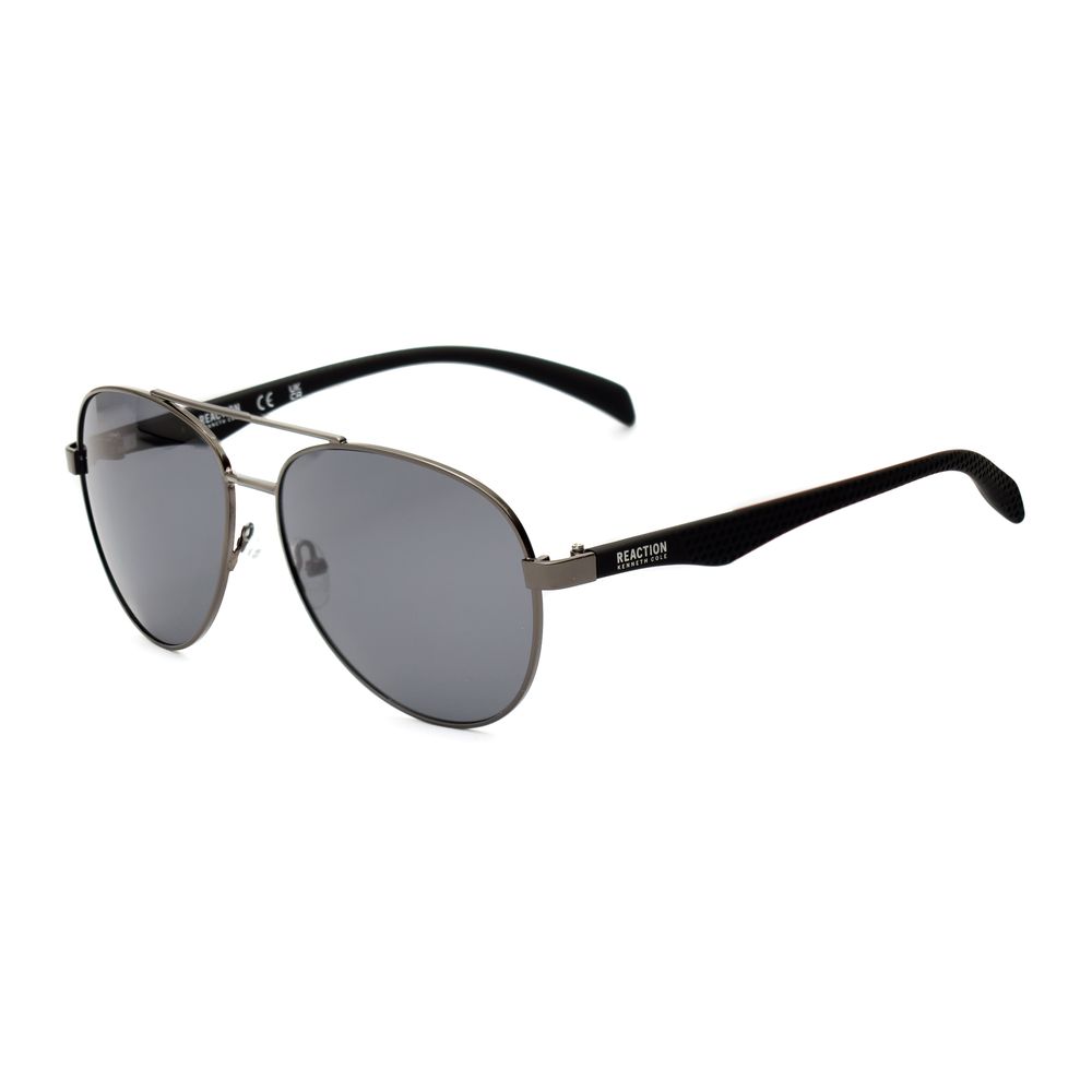 Lunettes de soleil en métal gris Kenneth Cole