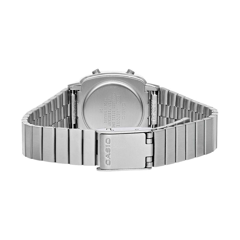 Montre Casio en acier inoxydable gris