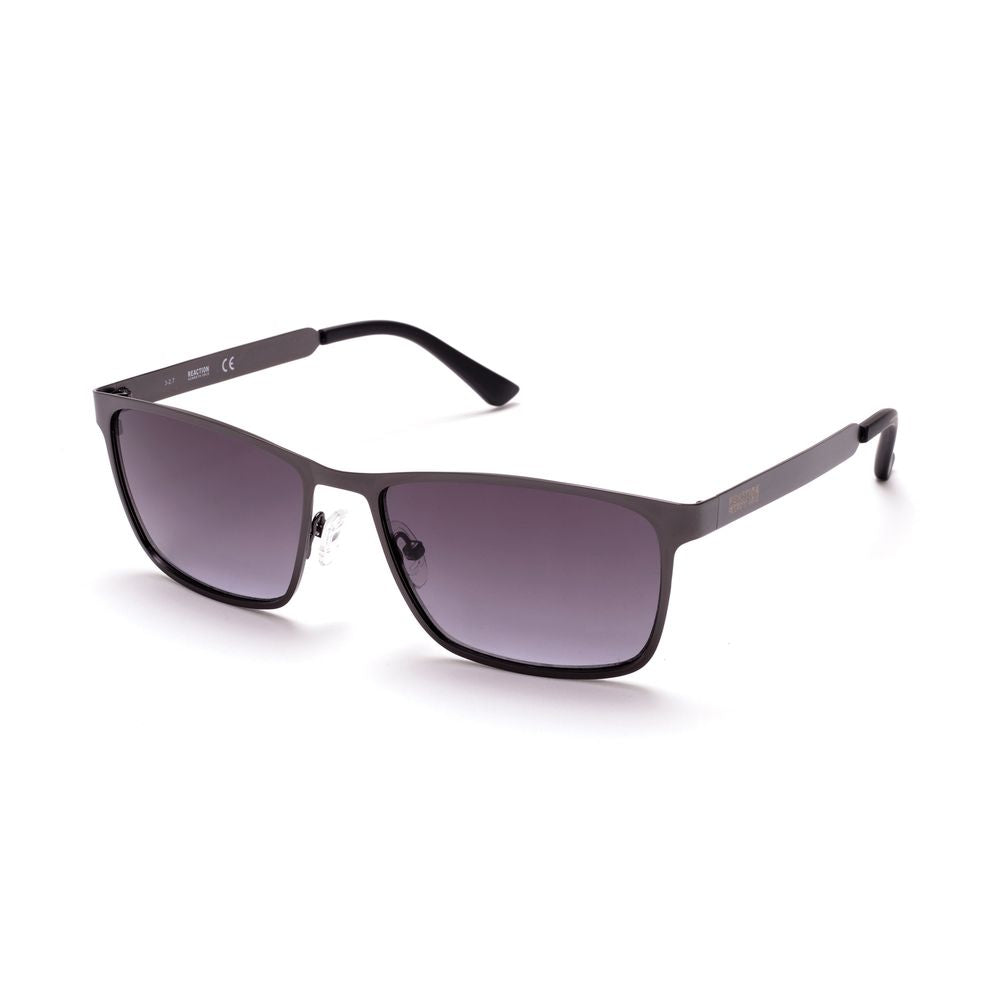 Lunettes de soleil en métal gris Kenneth Cole
