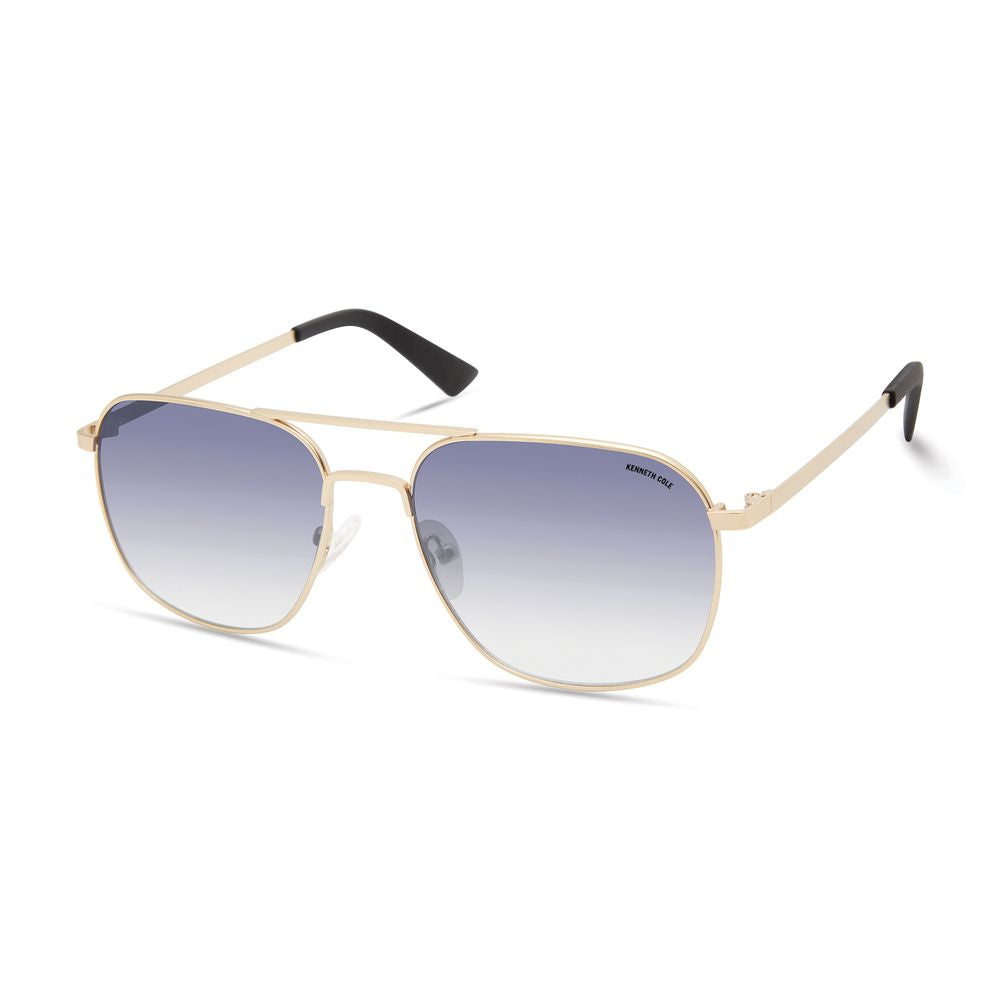 Lunettes de soleil en métal doré Kenneth Cole