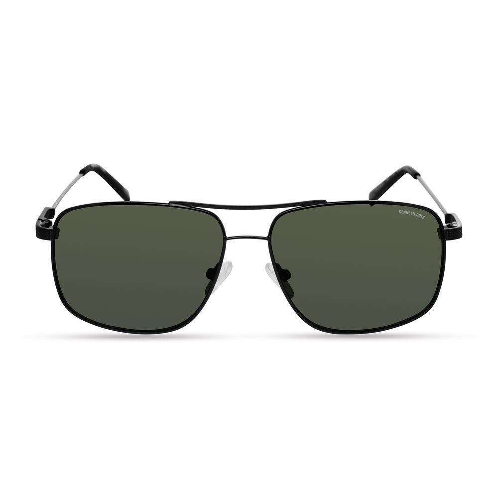 Lunettes de soleil en métal noir Kenneth Cole