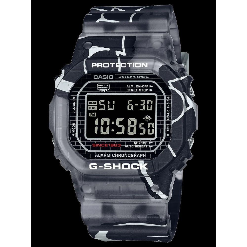 Montre Casio en résine grise