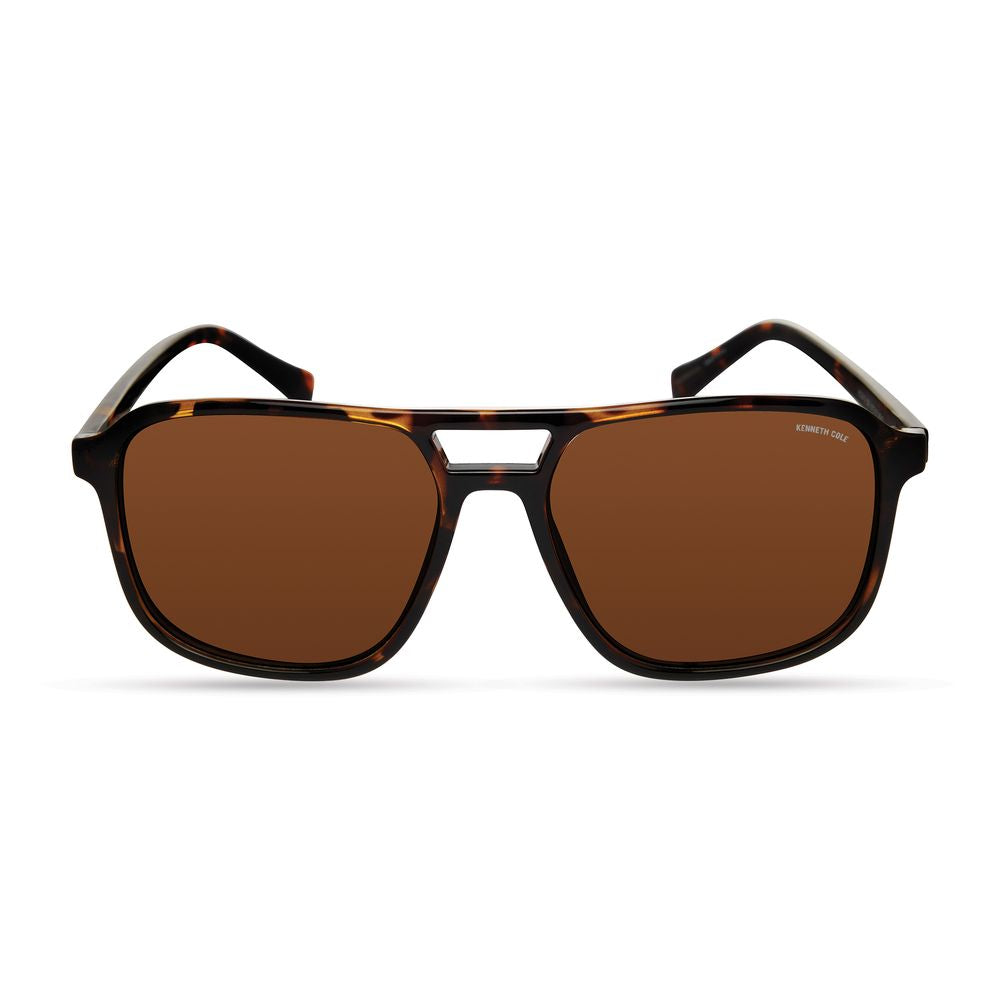 Lunettes de soleil injectées marron Kenneth Cole