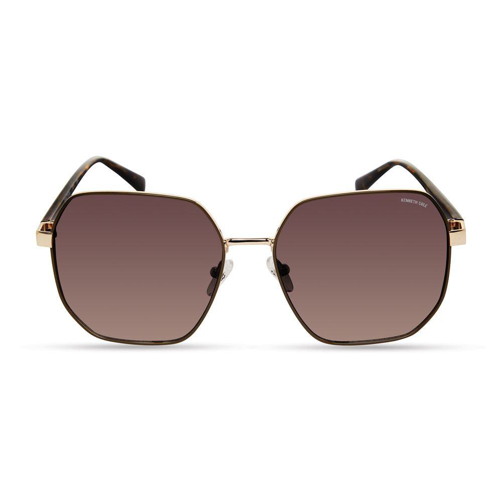Lunettes de soleil en métal doré Kenneth Cole