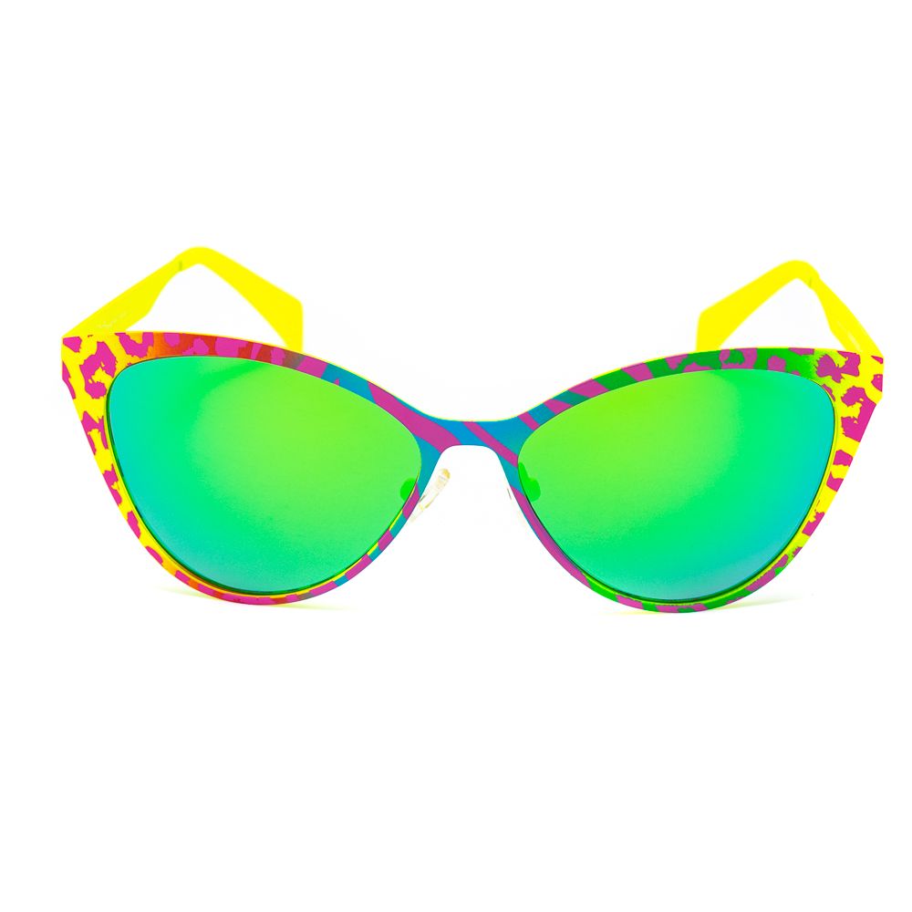 Lunettes de soleil en métal rouge Italia Independent