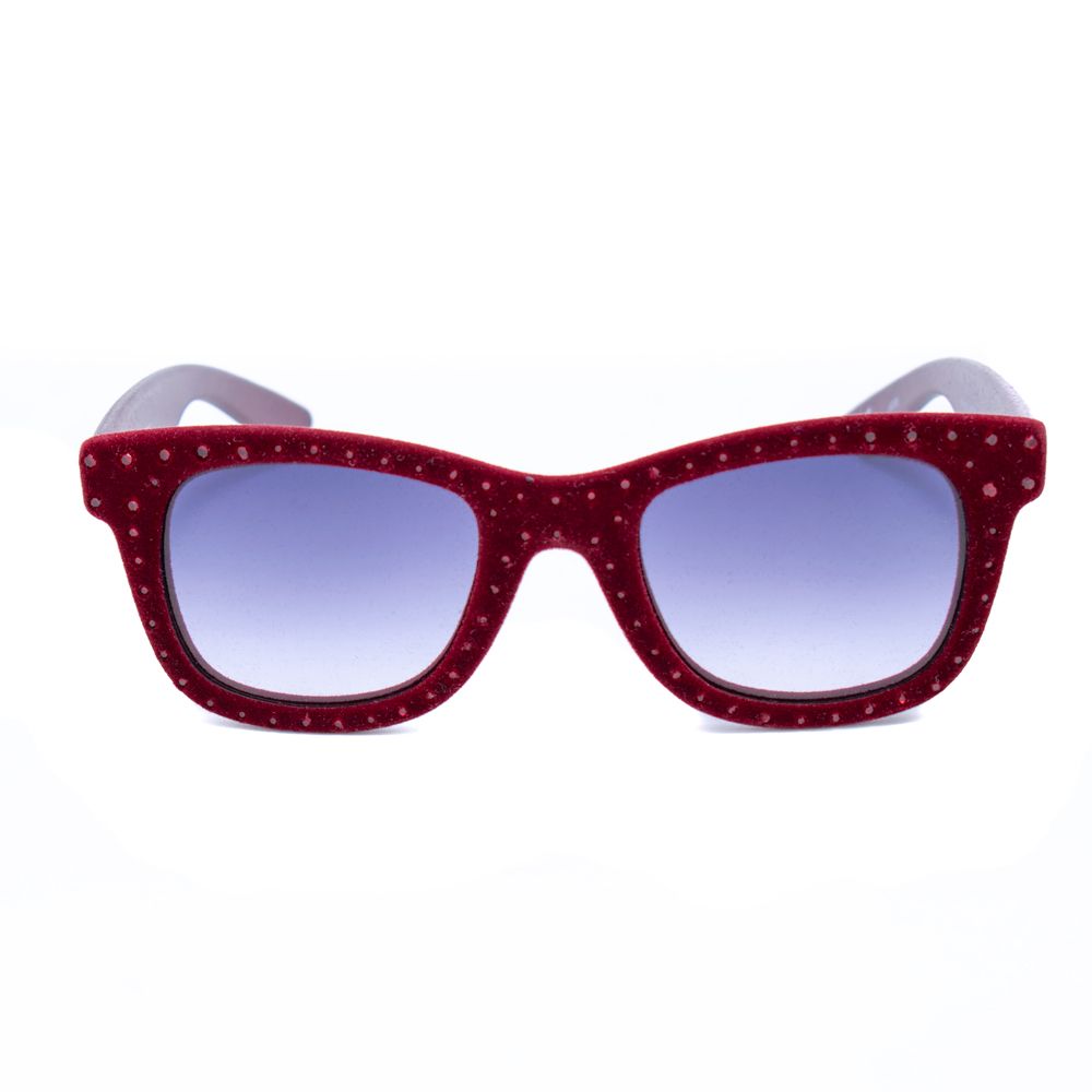 Lunettes de soleil en acétate bordeaux Italia Independent