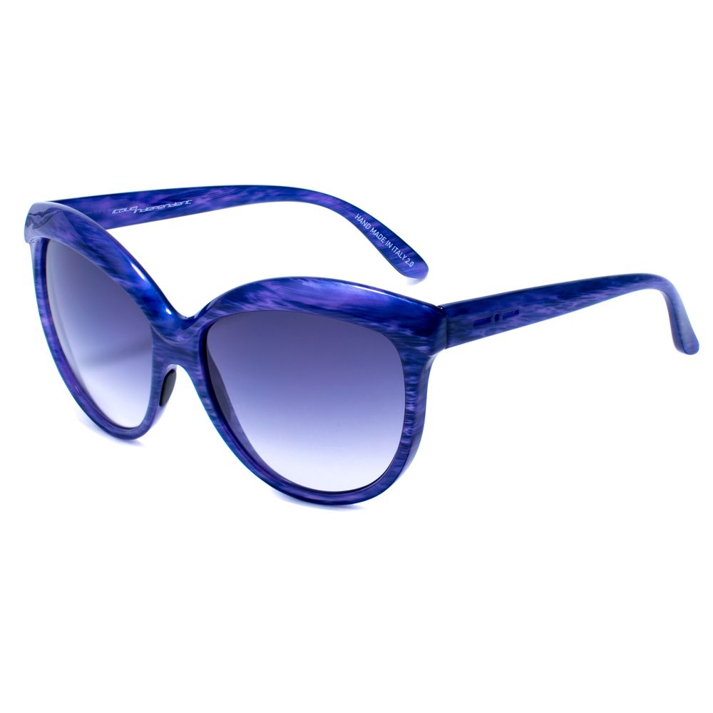 Lunettes de soleil Italia Independent en acétate bleu