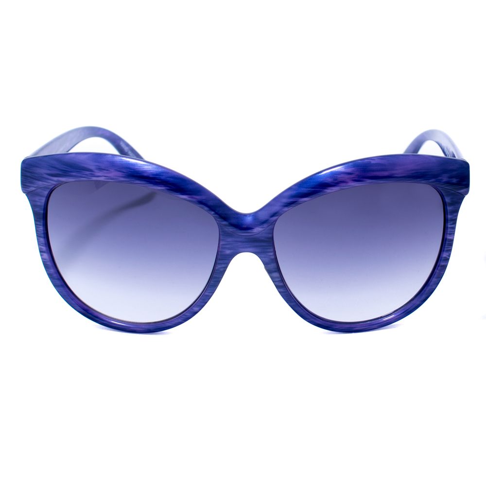 Lunettes de soleil Italia Independent en acétate bleu
