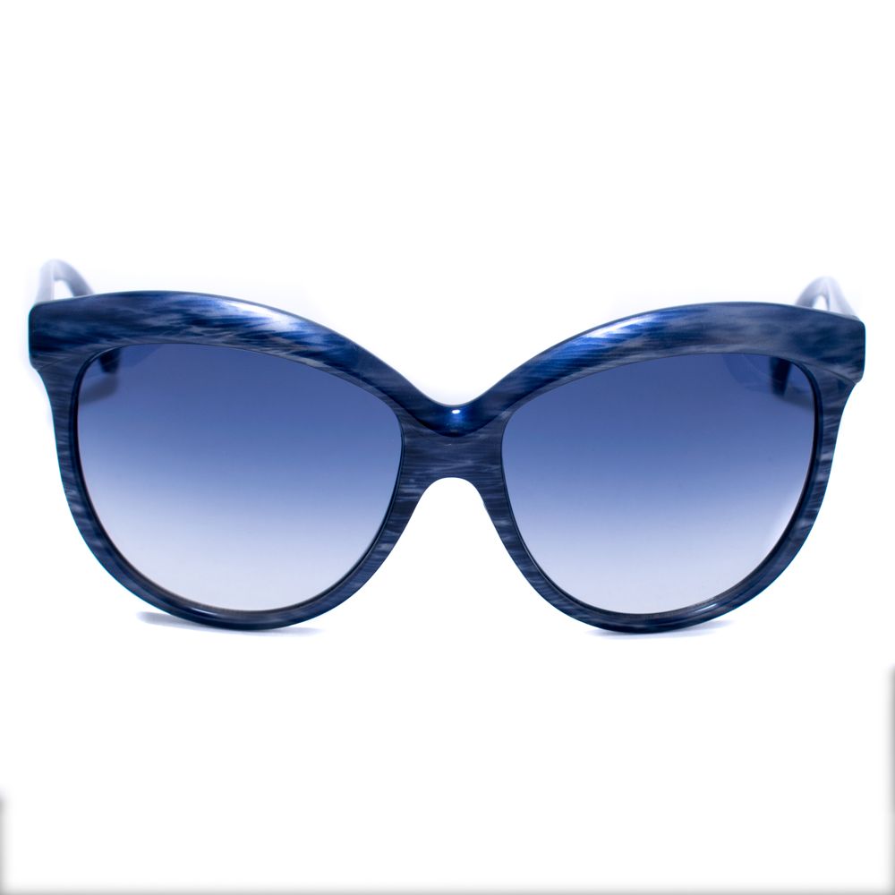 Lunettes de soleil Italia Independent en acétate bleu