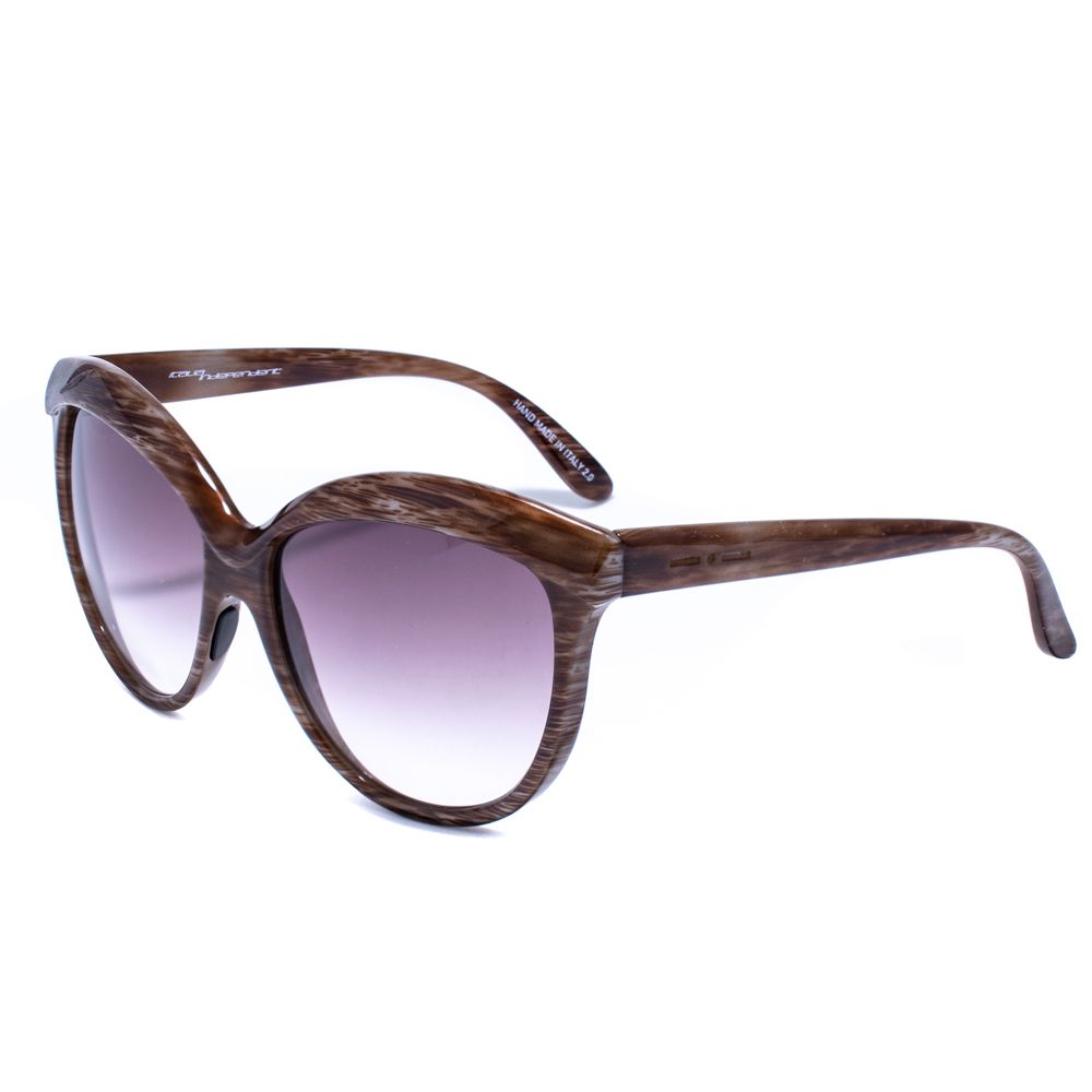 Lunettes de soleil en acétate marron Italia Independent